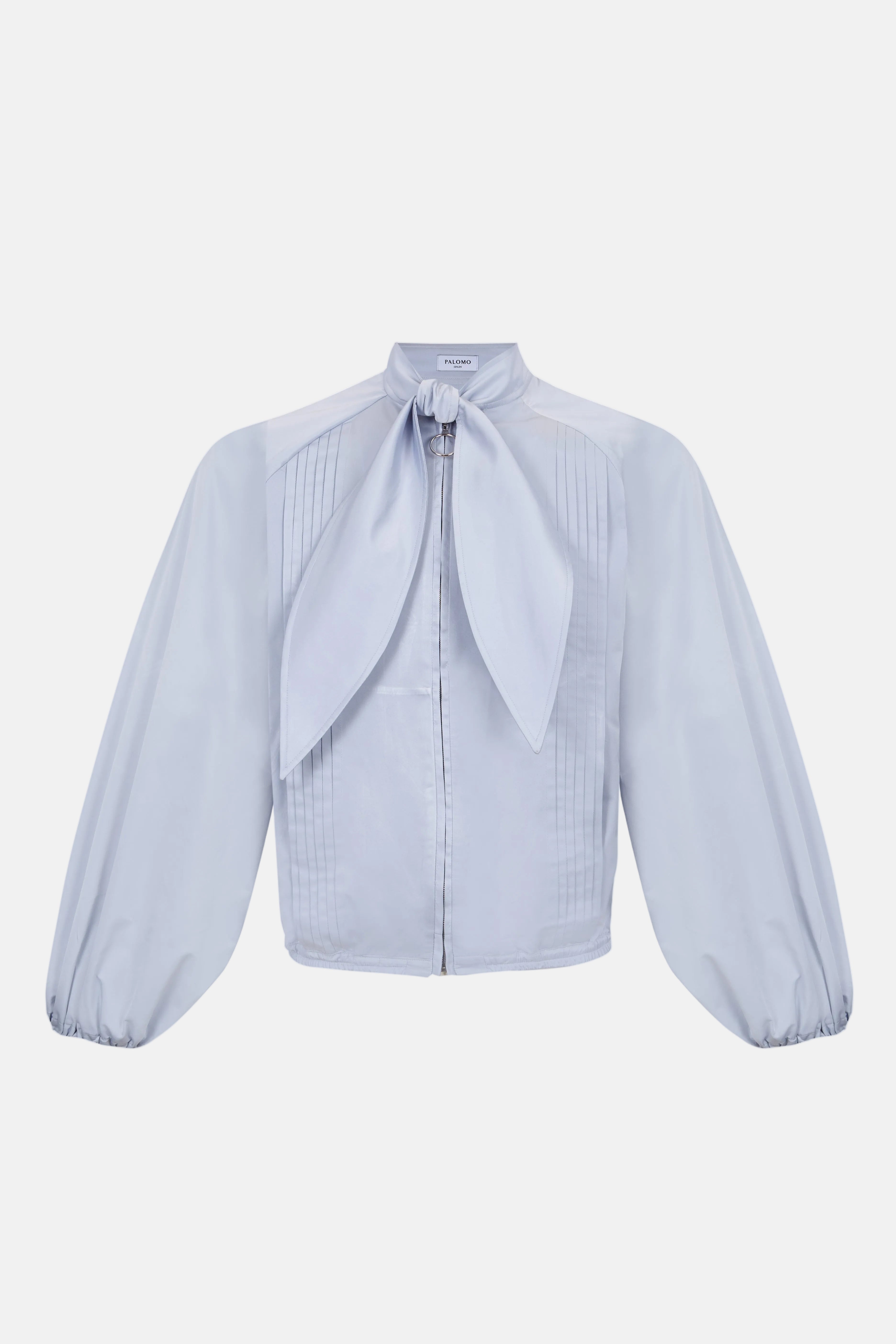Bow Blue Bomber Jacket
