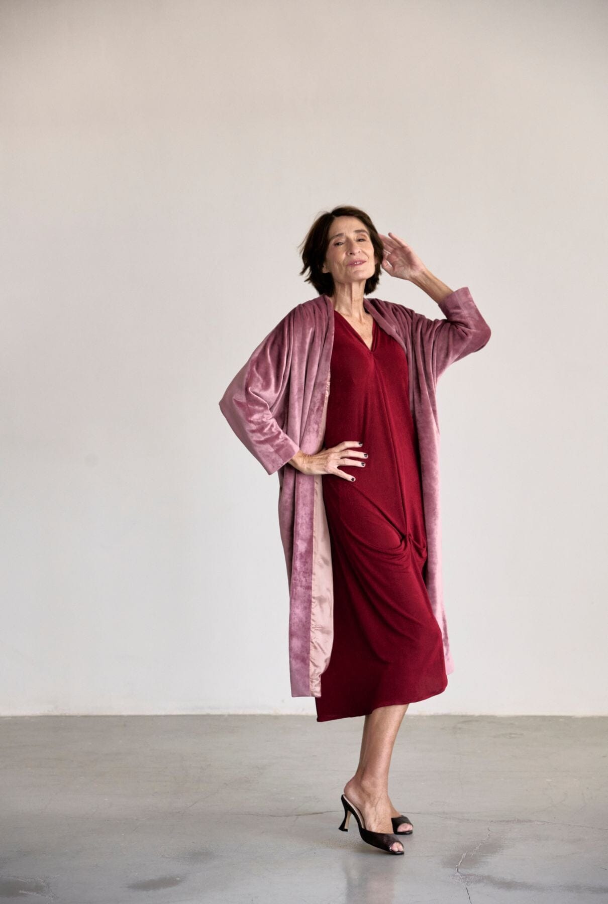 JOAN KIMONO TERCIOPELO ROSA