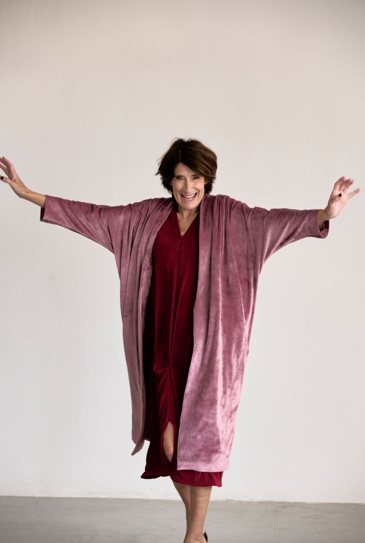 JOAN KIMONO TERCIOPELO ROSA